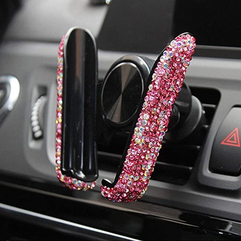 Glitter Roze Telefoonhouder Auto