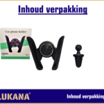 Inhoud verpakking zwart