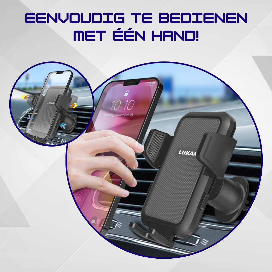 Lukana M-912 Handige Telefoonhouder voor in de Auto