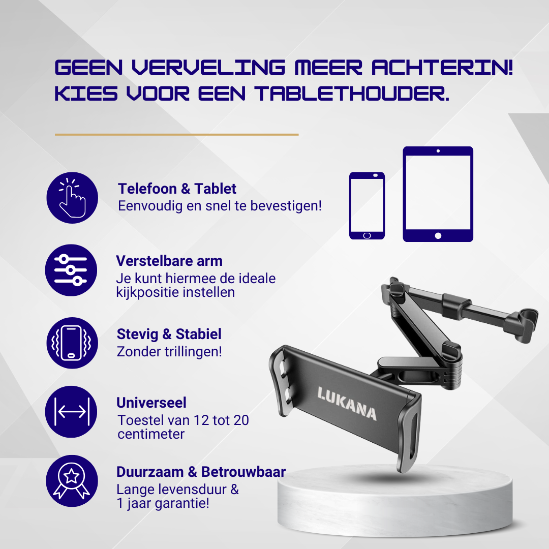 Lukana Tablethouder Auto