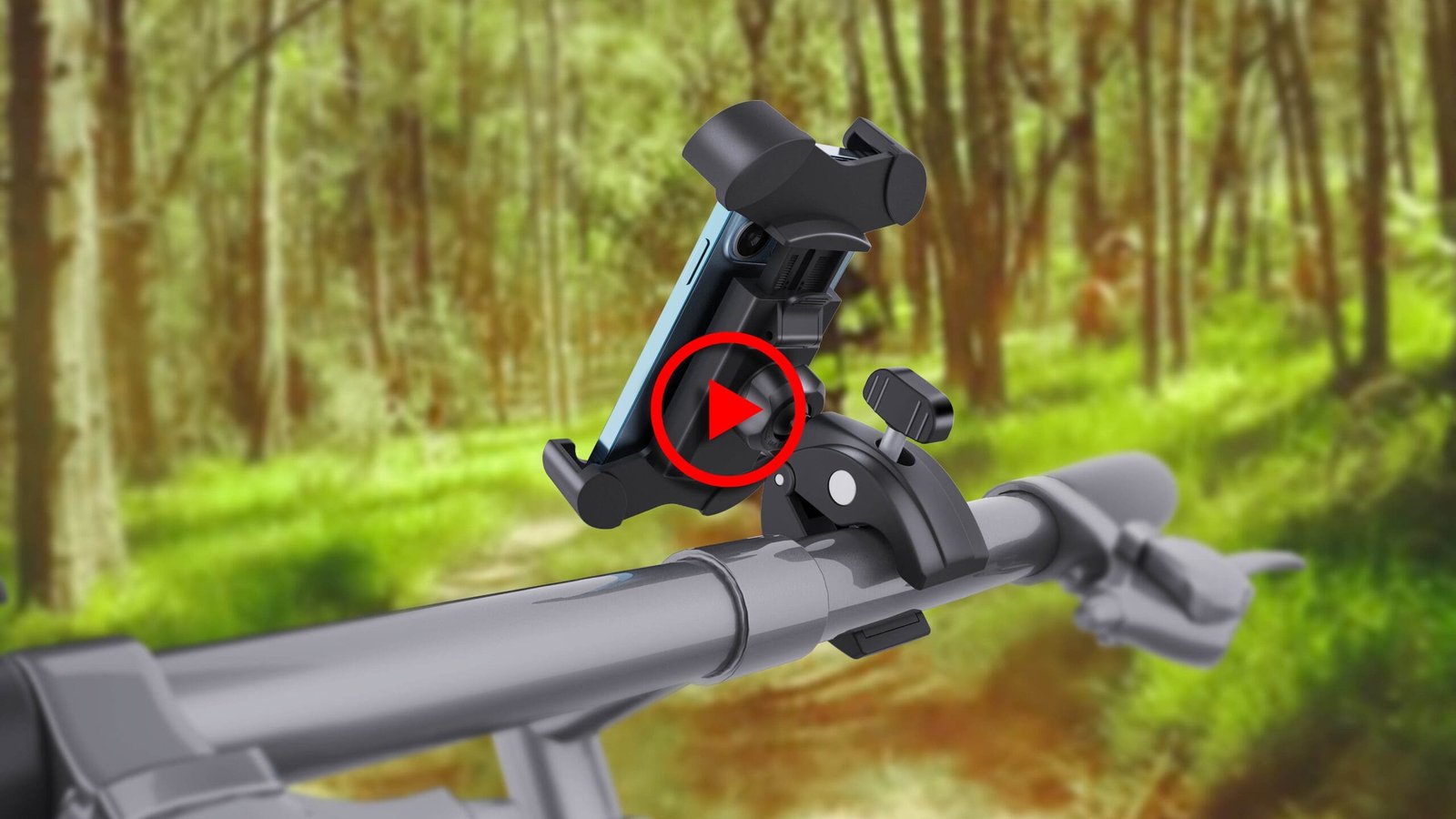 Lukana Telefoonhouder Fiets - Fatbike - Kinderwagen - Step video