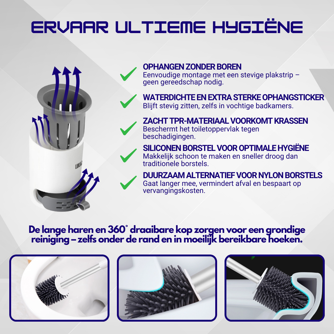 Lukana Siliconen Toiletborstel