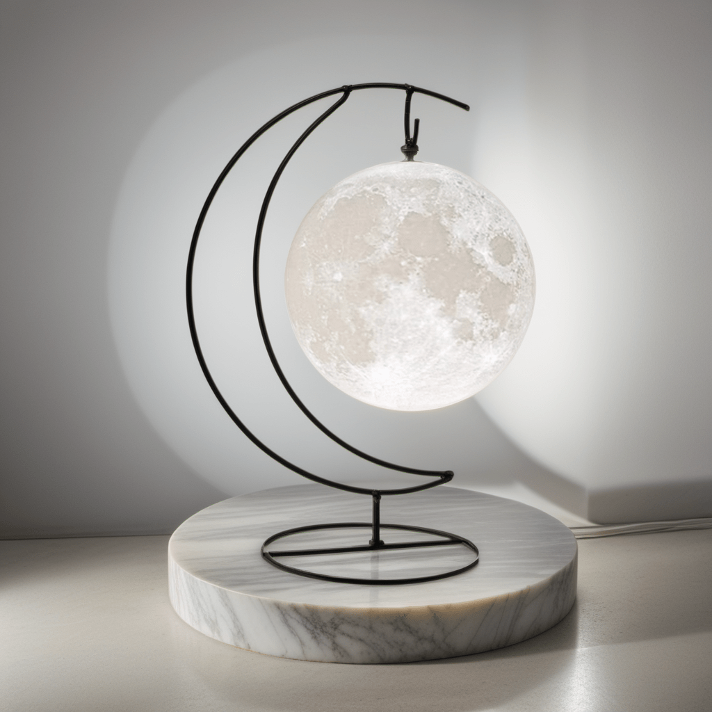 Lukana 3D Maanlamp